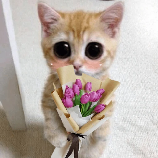 Gatitos con Flores 💐
