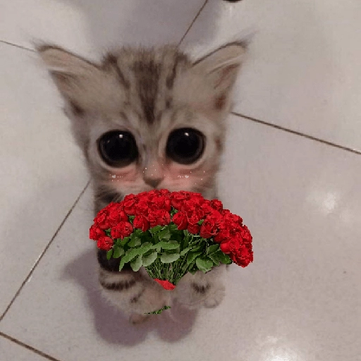 Gatitos con Flores 💐