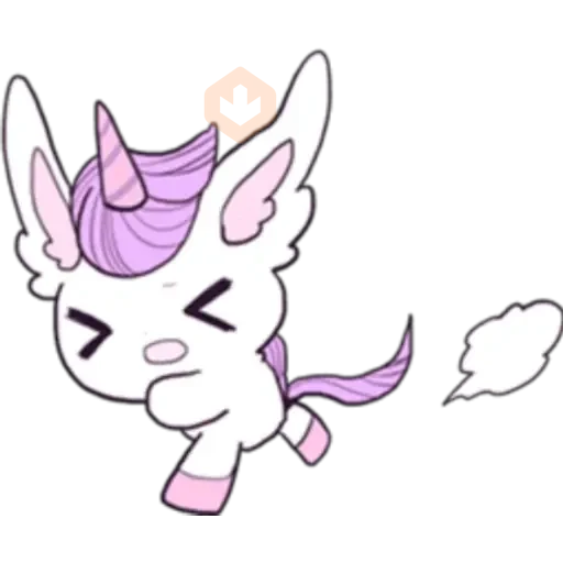 Unicornio Moradito sticker 24