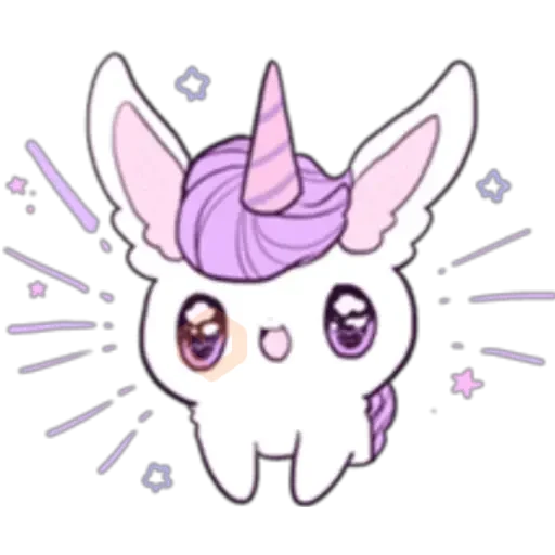 Unicornio Moradito sticker 15