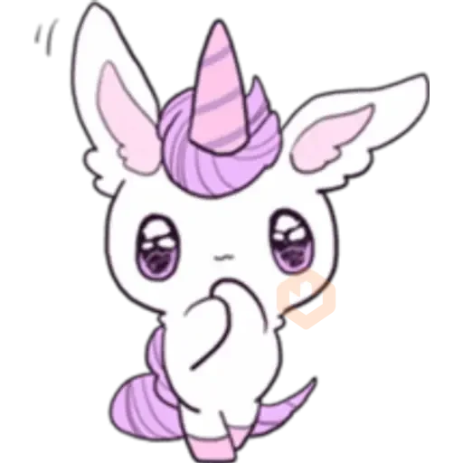 Unicornio Moradito sticker 27