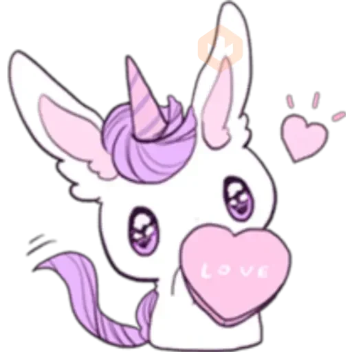 Unicornio Moradito sticker 18