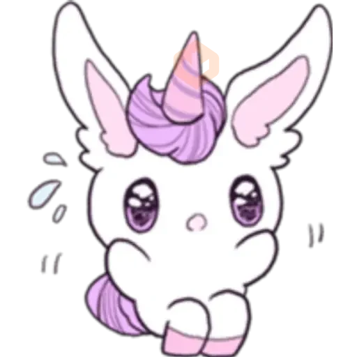 Unicornio Moradito sticker 22
