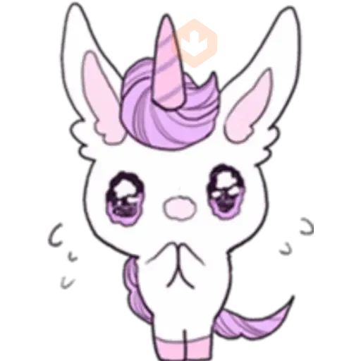 Unicornio Moradito sticker 28