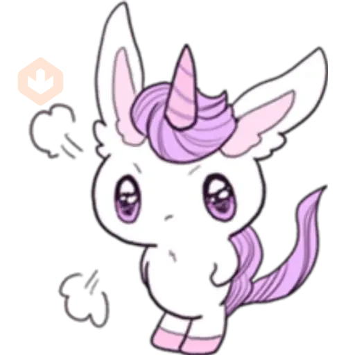 Unicornio Moradito sticker 14