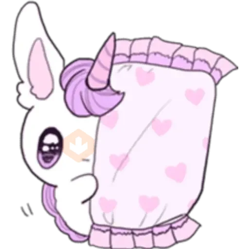 Unicornio Moradito sticker 30