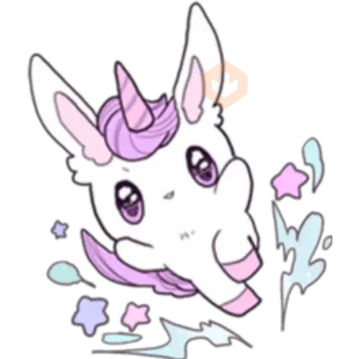 Unicornio Moradito sticker 29