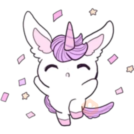Unicornio Moradito sticker 21