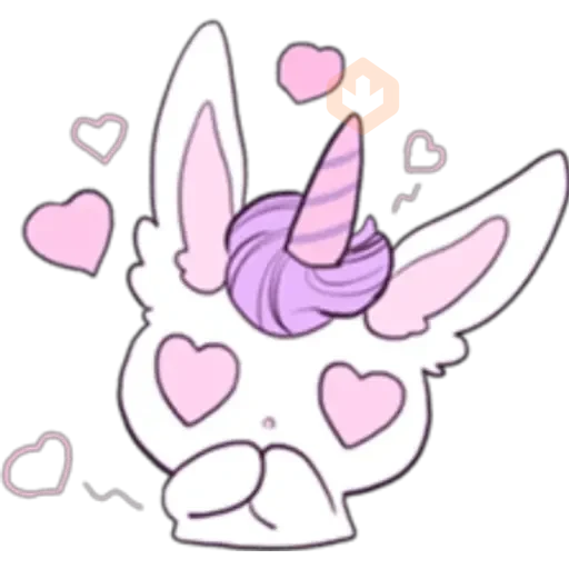 Unicornio Moradito sticker 11