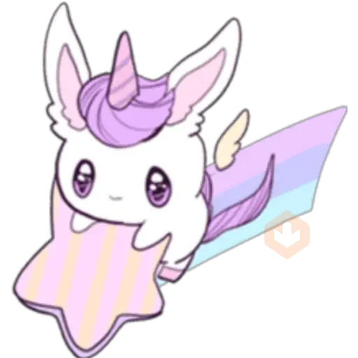 Unicornio Moradito sticker 16