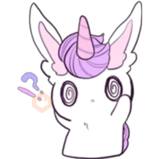 Unicornio Moradito sticker 19