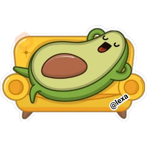 Aguacate🥑kawaii❤️ sticker 25