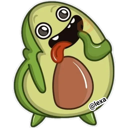 Aguacate🥑kawaii❤️ sticker 22