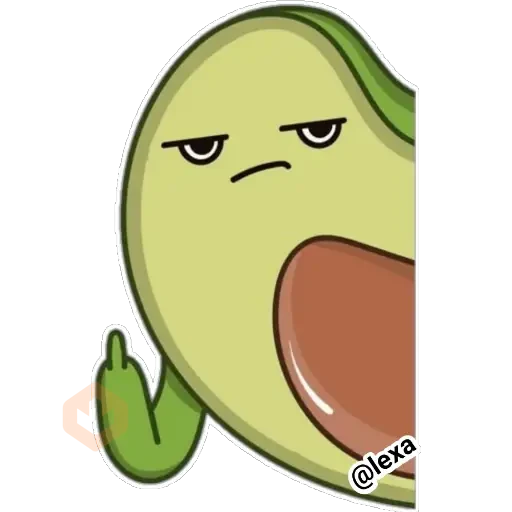 Aguacate🥑kawaii❤️ sticker 16