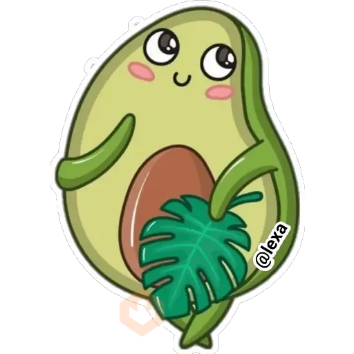 Aguacate🥑kawaii❤️ sticker 27
