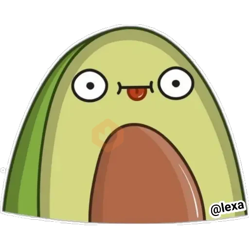 Aguacate🥑kawaii❤️ sticker 14