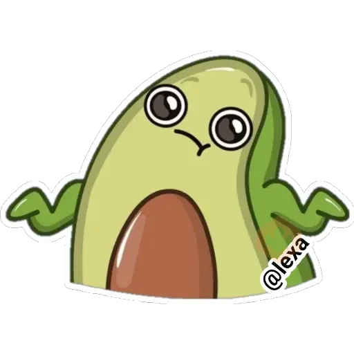 Aguacate🥑kawaii❤️ sticker 21