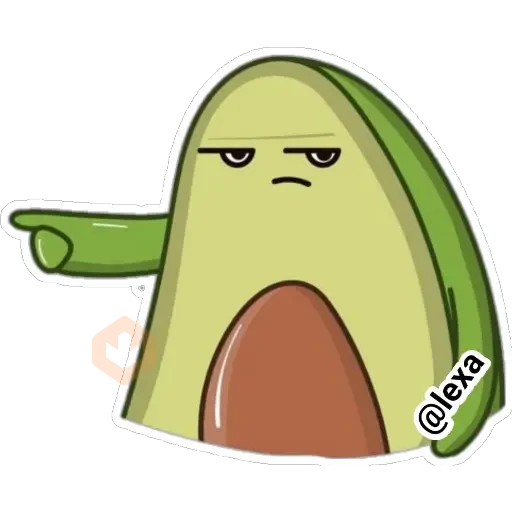 Aguacate🥑kawaii❤️ sticker 19
