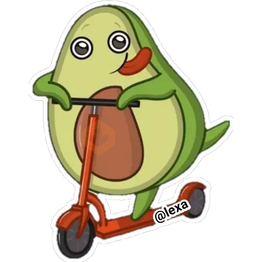 Aguacate🥑kawaii❤️ sticker 15