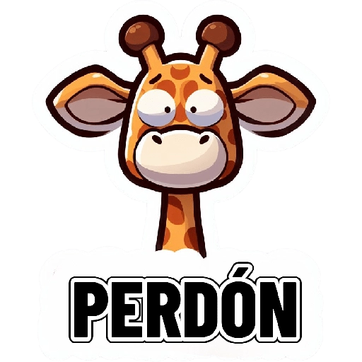 Perdón 😔 