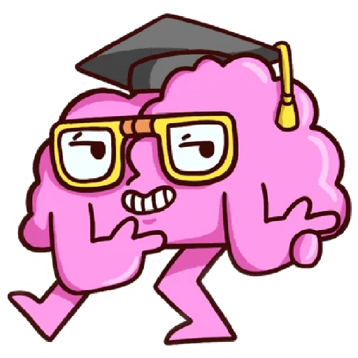 corazón y cerebro graciosos😁 