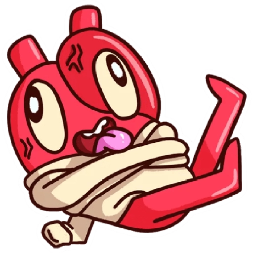 corazón y cerebro graciosos😁 