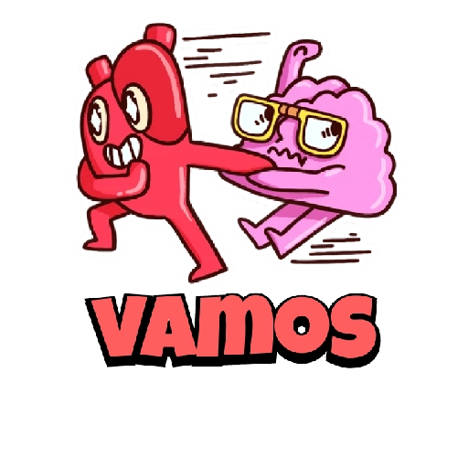 corazón y cerebro graciosos😁 