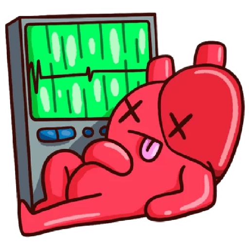 corazón y cerebro graciosos😁 