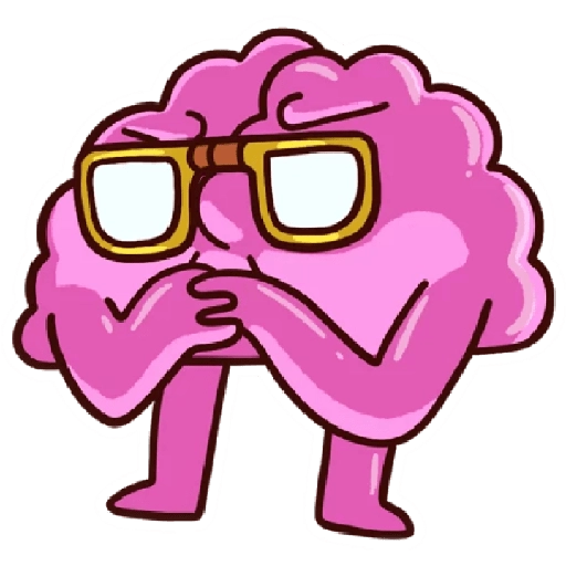 corazón y cerebro graciosos😁 