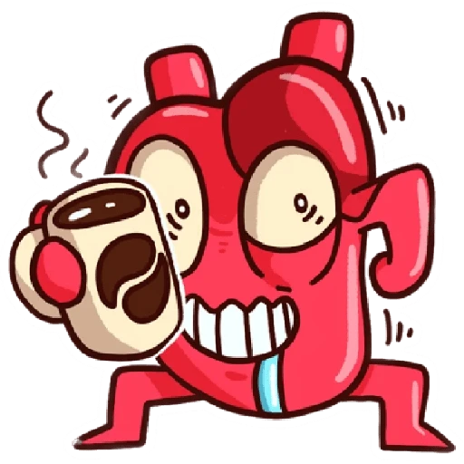 corazón y cerebro graciosos😁 
