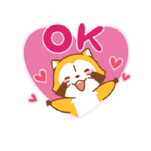 Mapache Cute 🦝❤️ 