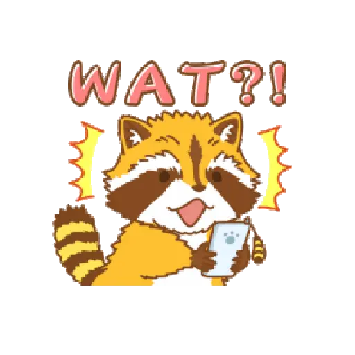 Mapache Cute 🦝❤️ 
