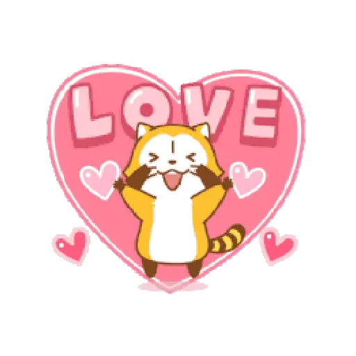Mapache Cute 🦝❤️ 