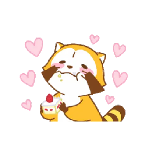 Mapache Cute 🦝❤️ 