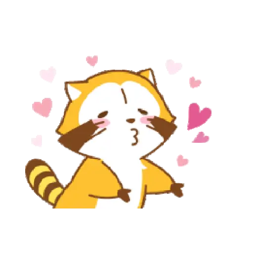 Mapache Cute 🦝❤️ 