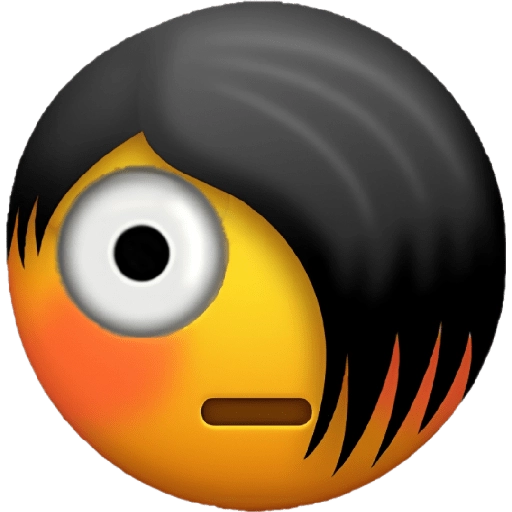 Emojis raros 🖤🤞😭 