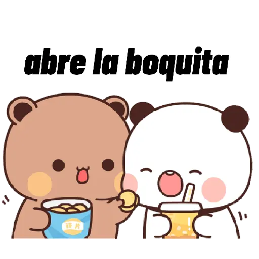 BUBU DUDU COMIENDO 