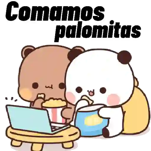 BUBU DUDU COMIENDO 