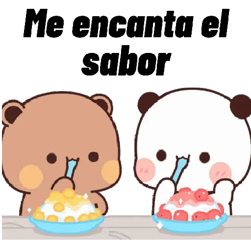BUBU DUDU COMIENDO 