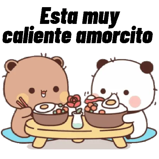 BUBU DUDU COMIENDO 