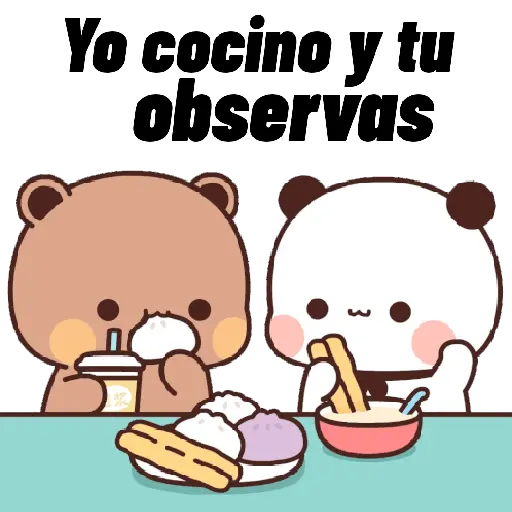 BUBU DUDU COMIENDO 