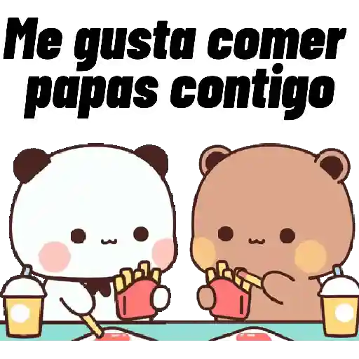 BUBU DUDU COMIENDO 
