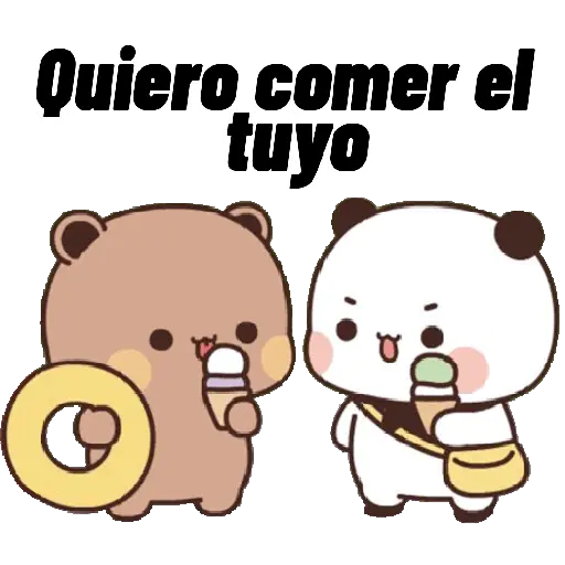 BUBU DUDU COMIENDO 