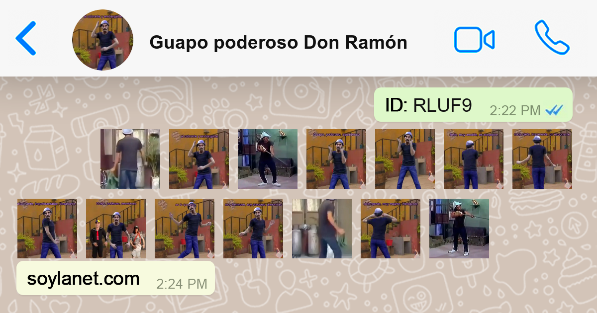 Don Ramon Sticker Stickers Guapo poderoso Don Ramón 💙 para WhatsApp y Telegram | SoylaNet