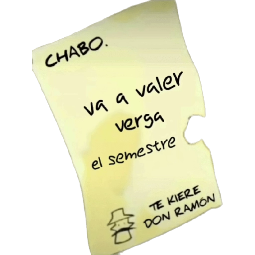 Chabo Te quiere Don Ramón 