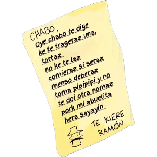 Chabo Te quiere Don Ramón 