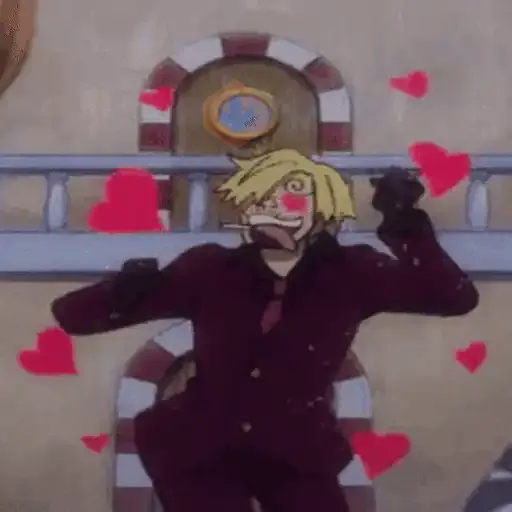 One Piece ☠ SanJi - Mov sticker 20