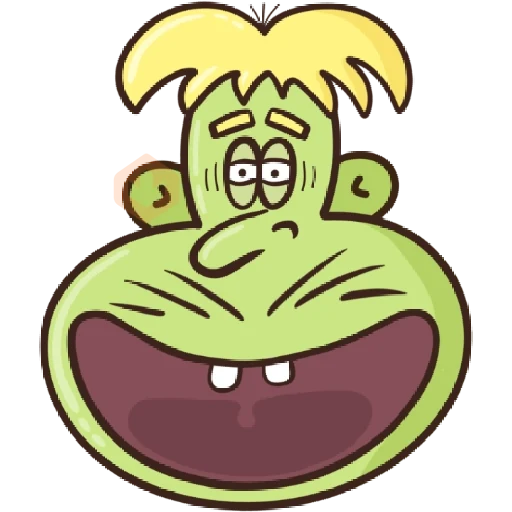 Green Cheeks sticker 12