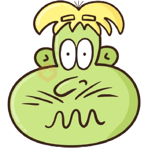 Green Cheeks sticker 11