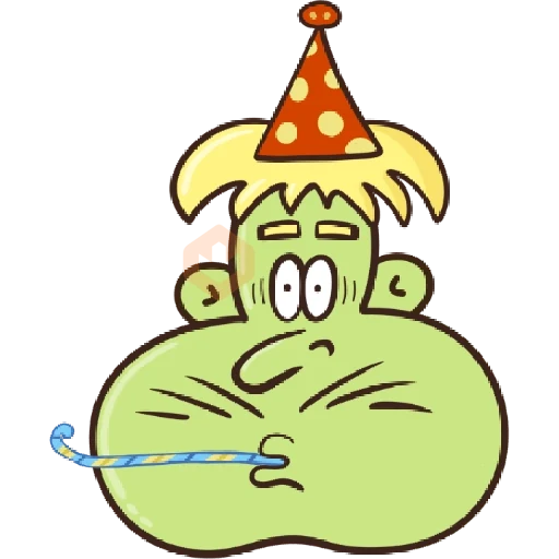 Green Cheeks sticker 14